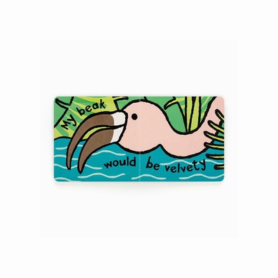 Jellycat If I Were A Flamingo Board Libros | XWQB-13720